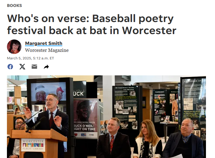Who’s on verse: Baseball poetry festival back at bat in Worcester, Worcester Magazine