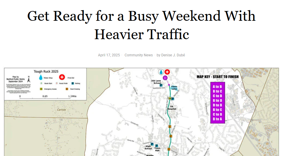 Get Ready for a Busy Weekend With Heavier Traffic, Bedford Citizen