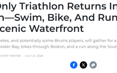 Boston’s Only Triathlon Returns In Under One Month—Swim, Bike, And Run South Boston’s Scenic Waterfront, Boston Uncovered