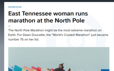 East Tennessee woman runs marathon at the North Pole, WBIR