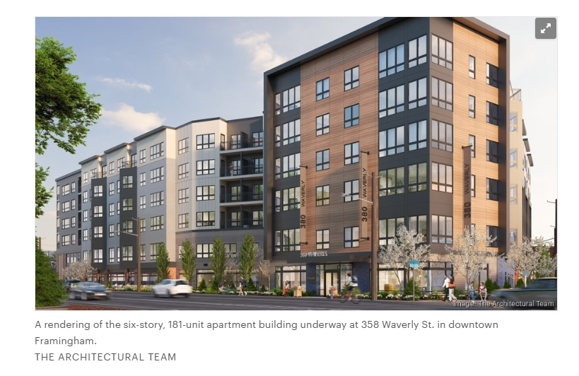 Joshua Milne PR: Waverly-Development-builds-new-Framingham-apartments-Boston-Business-Journal