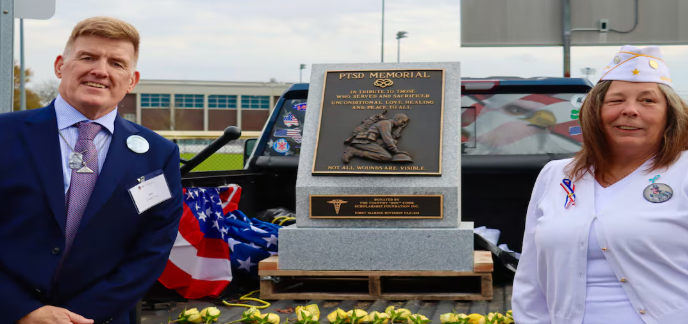 New Mass. memorial honors veterans and families facing PTSD, Boston Globe