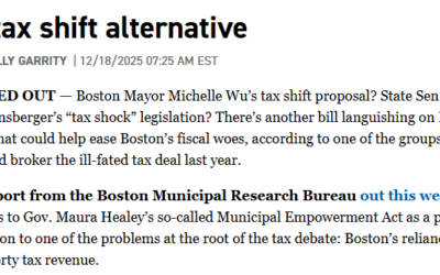 A tax shift alternative, Massachusetts Playbook