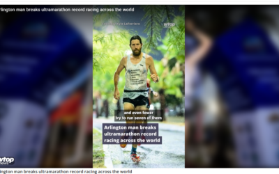 Arlington man breaks ultramarathon record racing across the world, WTOP News