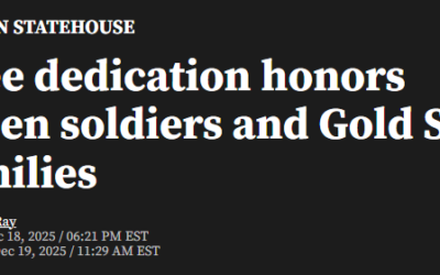 Tree dedication honors fallen soldiers and Gold Star families, WWLP