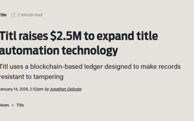 Titl raises $2.5M to expand title automation technology, HousingWire