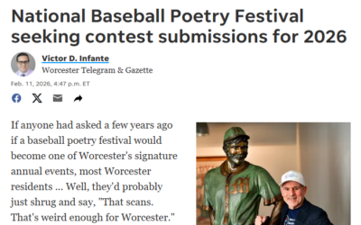National Baseball Poetry Festival seeking contest submissions for 2026, Telegram & Gazette
