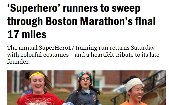 Joshua Milne PR: Superhero-runners-to-sweep-through-Boston-Marathon-s-final-17-miles-