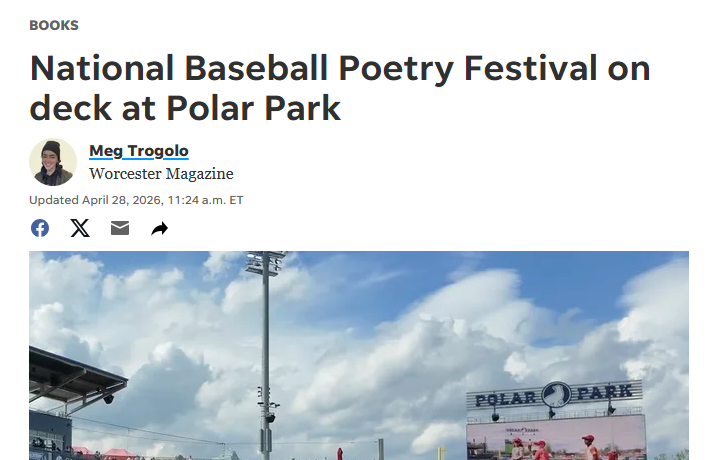 Joshua Milne PR: Verse-atile-National-Baseball-Poetry-Festival-returns-to-Worcester