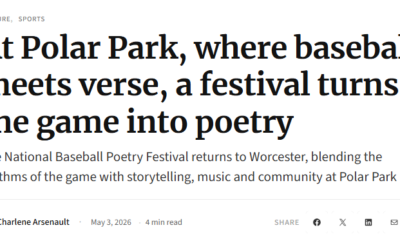 At Polar Park, where baseball meets verse, a festival turns the game into poetry, Worcester Guardian