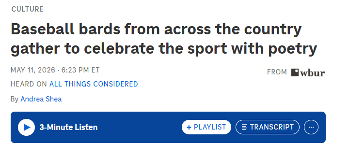 Joshua MIlne PR: Baseball-bards-from-across-the-country-gather-to-celebrate-the-sport-with-poetry