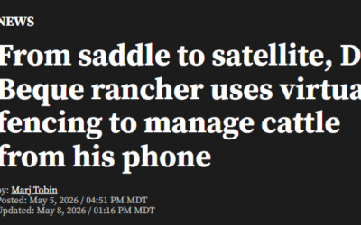 From saddle to satellite, De Beque rancher uses virtual fencing to manage cattle from his phone, WesternSlopeNow.com