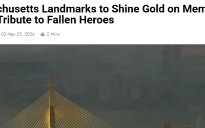 Massachusetts Landmarks to Shine Gold on Memorial Day in Tribute to Fallen Heroes, Swampscott Tides