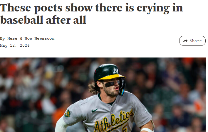 Coverage for Clients: These-poets-show-there-is-crying-in-baseball-after-all-Here-Now